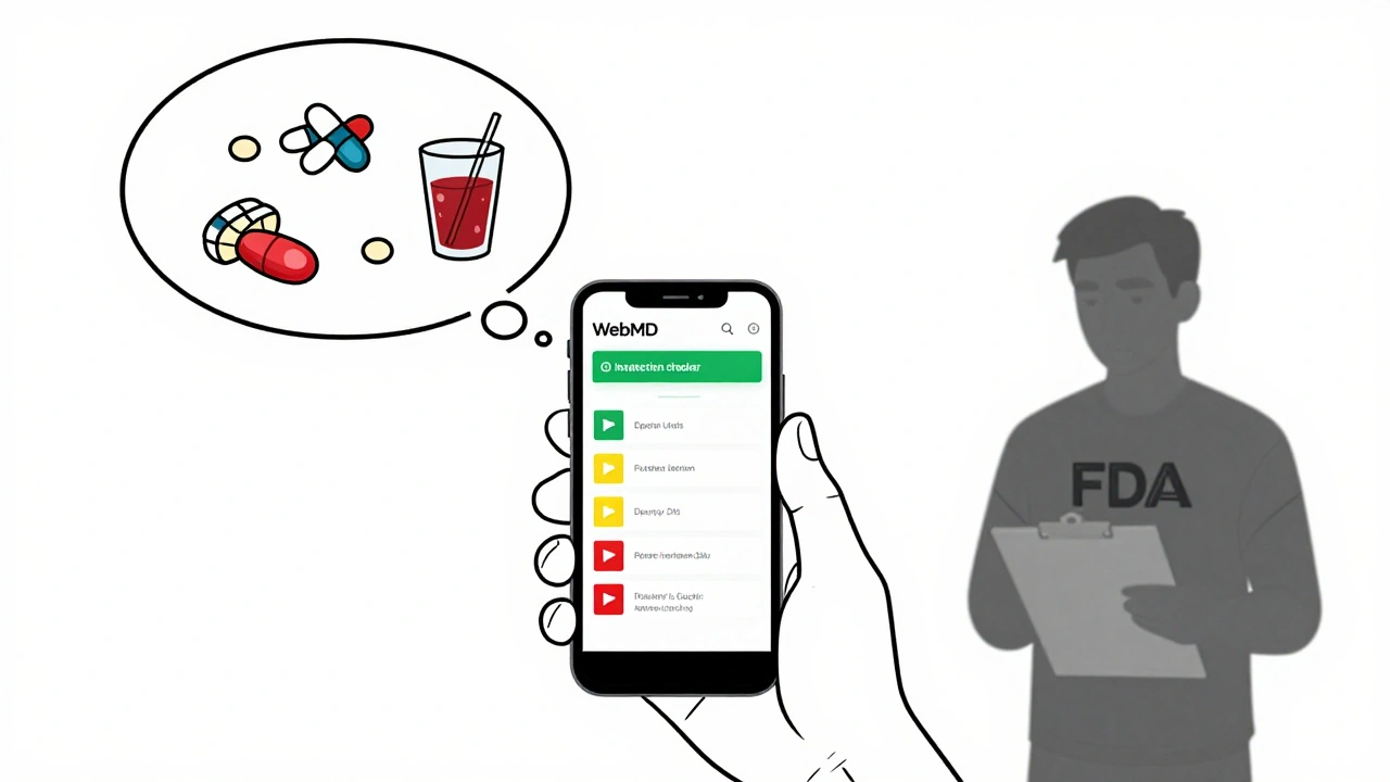 Drug Interactions Databases: Using FDA and WebMD Checkers Safely